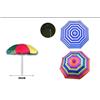 Ombrellone mare spiaggia colorato portatile 90 cm giardino stemma tessuto uv