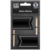 Ursus 42930002 - Fogli Decorativi, Colore: Nero Opaco 5,5 x 3,5 cm, 10 Pezzi