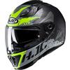 HJC 8804269247280 i70 MC4HSF XL, RIAS Black/Flo Green