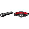 Led Lenser Ledlenser, P7R Core Torcia LED da 1400 lumen, ricaricabile & Ledlenser Batteria h8r Lampada Frontale Ricaricabile Box