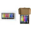 Maimeri scatola in catone con 10 tubi 20ml colori assortiti linea Tempera fine & Industria 2598049 Colori a Tempera, Set 5 Tubetti, Da 20 Ml, Colori Primari