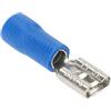 Cartrend 10478 - Set di 20 bussole a Spina Piatta, 4,8 mm, Colore: Blu