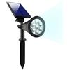 Obiettivo Universo Faro Faretto 7 Led Da Giardino Picchetto con Pannello Solare Crepuscolare 200Lmn