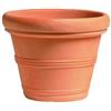 GARDEN Vaso Tondo Campana Liscia Ø80xh65cm in Resina vasi piante giardino NO TERRACOTTA