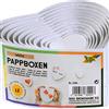 Folia 3300 - Scatole Regalo in Cartone, Varie Dimensioni, Confezione da 12, Colore: Bianco