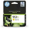 HP 953XL Giallo, F6U18AE, Cartuccia Originale HP da 1450 Pagine, ad alta capacità, Compatibile con Stampanti HP OfficeJet Pro serie 8710, 8720, 8730, 8740 e 7740