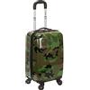 Rockland Safari Hardside Spinner Wheel Bagagli, Mimetico, Taglia unica, Melbourne Hardside - Trolley espandibile con ruote girevoli