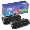 BLACK POINT Set di 2 Cartucce Toner per HP CF259X CF259A HP 59X 59A [ CON CHIP ] - Nero - per HP Laserjet Pro M428dw Laserjet Pro M428fdn Laserjet M428fdw Laserjet M404dn Laserjet M404dw M404n M304a