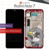 Xiaomi DISPLAY XIAOMI REDMI NOTE 7 /PRO SCHERMO LCD TOUCH VETRO FRAME ROSSO = ORIGINALE