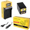 Patona Batteria Patona + caricabatteria Synchron LCD USB per Jvc GR-D250U,GR-D250US