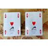 MODIANO Set 2 Mazzi Carte da Poker Plastificate Blu e Rosse Cod. 261103 + 161103