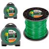 Oleomac Efco Filo Oleomac Efco Green Line decespugliatore quadrato da 3,5 mm in nylon 32 mt