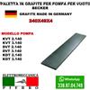 Elettromeccanica Pierro PALETTA IN GRAFITE PER POMPA VUOTO BECKER DTLF VTLF TLF KDT KVT DVT PICCHIO DT U