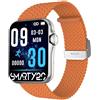Smarty2.0 OROLOGIO SMARTWATCH SMARTY2.0 MULTIFUNZIONE CINTURINO NYLON ELASTICO SW028C