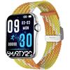 Smarty2.0 OROLOGIO SMARTWATCH SMARTY2.0 MULTIFUNZIONE CINTURINO NYLON ELASTICO SW028C