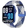 Smarty2.0 OROLOGIO SMARTWATCH SMARTY2.0 MULTIFUNZIONE CINTURINO NYLON ELASTICO SW028C