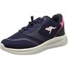 KangaROOS K-ft Push, Scarpe da Ginnastica Unisex-Adulto, Belle Blue Daisy Pink, 37 EU