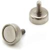 FIRST4MAGNETS N42 Neodymium Pot Magnet Con Perno M3 Per Arti, Artigianato, Produzione Di Modelli, Fai -Da -Te, Hobby, Ufficio E Casa - 12mm Dia x 5mm Di Spessore - 4kg
