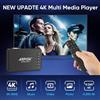 r2digital CASE BOX MULTIMEDIALE per TV con TELECOMANDO HDMI AV VGA 4K MEDIA PLAYER USB