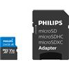 Philips Micro Sdxc 256gb Class 10 Uhs-i U3 Memory Card With Adapter Multicolor