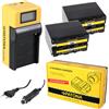 Patona 2x Batteria Patona + caricabatteria Synchron LCD USB per Sony CCD-TR416