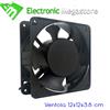 ANFEL Ventola Assiale Professionale 220V-240V 120x120x38 mm Corpo in Alluminio