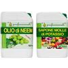 Fitokem - Olio di Neem idrosolubile 5L + Sapone molle di potassio 5L - N5 S5