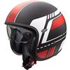 PREMIER CASCO VINTAGE BL 92 BM,NERO/ROSSO/BIANCO,XL
