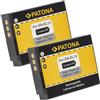 Patona 2x Batteria Patona di ricambio 800mAh per Nikon Coolpix S640,S70,S710,S8000