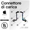 APPLE CONNETTORE RICARICA IPHONE X MICROFONO NERO DOCK CARICA