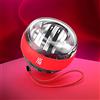 Hi5 Wristball - Attrezzo da allenamento per mani e avambracci, con impugnatura gommata e funzione luminosa, colore: rosso
