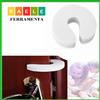 inofix Blocca porta di sicurezza bambini per porte paracolpi bianco in gomma fermaporta