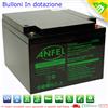 ANFEL BATTERIA COME FIAMM FG22703 12V 27A PIOMBO GEL RICARICABILE UPS 26A CARROZZ AGM