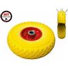 RUOTA RUOTE GOMME 35 CM CARRELLO TRASLOCO PORTAPACCHI RUOTE ANTI FORO