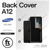 SAMSUNG SCOCCA POSTERIORE ORIGINALE A12 A125 BLACK NERO COVER RETRO