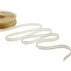 Furlanis - Velo Bordi Raso con Tirante Centrale, Nastro Decorativo per Confezioni, Bomboniere, Tessuto Italiano - Avorio, 6 mm x 50 m