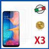 Samsung [3 PEZZI] Pellicola Vetro Temperato Samsung A20E Trasparente SM-A202F 3 PZ