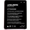 Majestic Batteria originale per Majestic Crono 44 e 54, 1900 mAh 3.7V