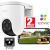 EZVIZ TELECAMERA EZVIZ H8C POE 2K VISIONE NOTTURNA COLORI MOTORIZZATA SIRENA ESTERNO