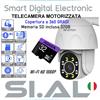 Isnatch Telecamera motorizzata wifi esterno wireless microfono audio con memoria 32GB