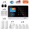 Wiby Allarme casa sistema antifurto completo GSM WIFI Touch 433MHz Tuya SmartLife