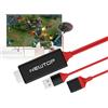 NEWTOP Cavo HDTV UltraHD USB Ezcast HM05 per collegare cellulare e tablet alla TV