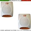 Securvera 2 Sirene Antifurto Lampeggiante Esterna Allarme Caduta Alimen 12 V Simile Bentel