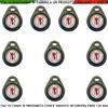 Securvera Chiave Elettronica di Prossimità Kit 10 Pezzi Universale Antifurti Automatismi
