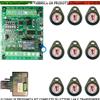 Securvera CHIAVE ELETTRONICA PROSSIMITÀ KIT 9 CHIAVI SICUREZZA LETTORE LAN UNIVERSALE 12 V