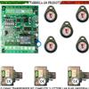 Securvera CHIAVE ELETTRONICA PROSSIMITÀ 12 VCC ANTIFURTI SICUREZZA KIT 5 CHIAVI 3 LETTORI
