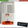 Securvera Sirena Antifurto Lampeggiante Esterna Allarme Led Stato Impianto Batteria 2Ah12V