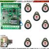 Securvera TRASPONDER KIT 7 CHIAVI CHIAVE ELETTRONICA PROSSIMITÀ AUTOMATISMO 12 V 2 LETTORI