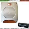 Securvera Sirena di Allarme Lampeggiante Led da Esterno 110 dB 15 W Con Batteria 12 V 2 Ah