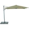 Suncomfort by Glatz Ombrellone Varioflex off Grey, 300 x 300 cm, Quadrato, Struttura in Alluminio, Rivestimento in Poliestere, 30 kg